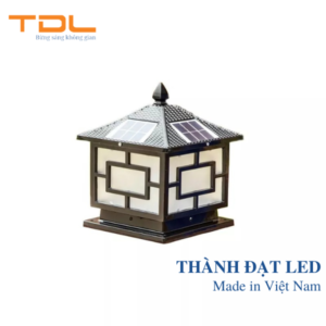 Đèn trụ cổng năng lượng mặt trời TD_LTMM 50x 50cm