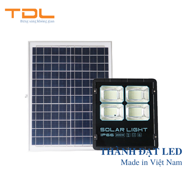 Đèn pha led năng lượng mặt trời TDL TDL-FNLC 200w