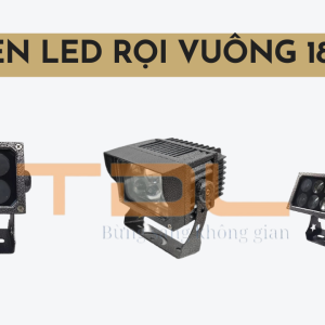 đèn led rọi cột vuông 18w