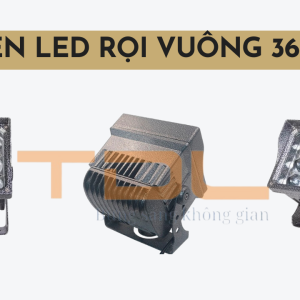 đèn led rọi cột vuông 36w