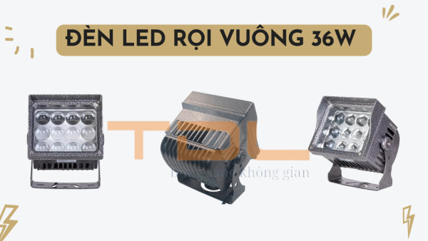 đèn led rọi cột vuông 36w