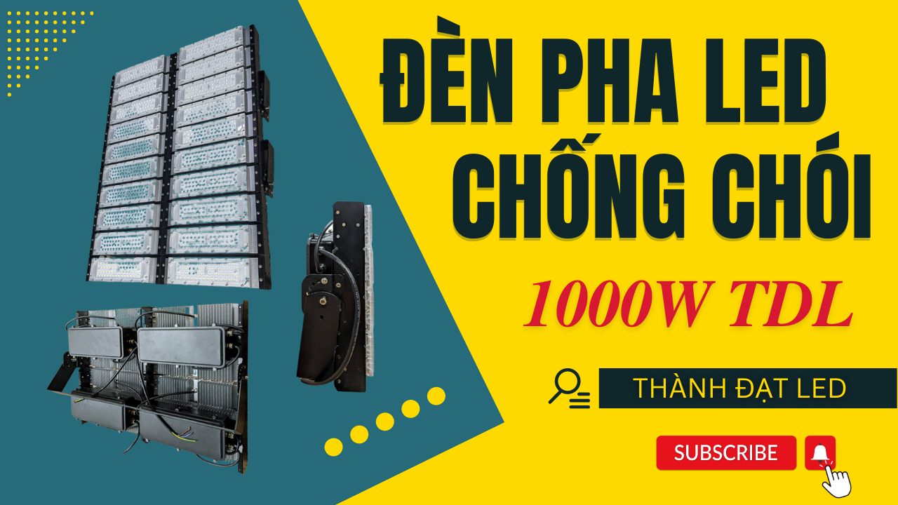 Đèn pha led sân bóng chuyền 1000w