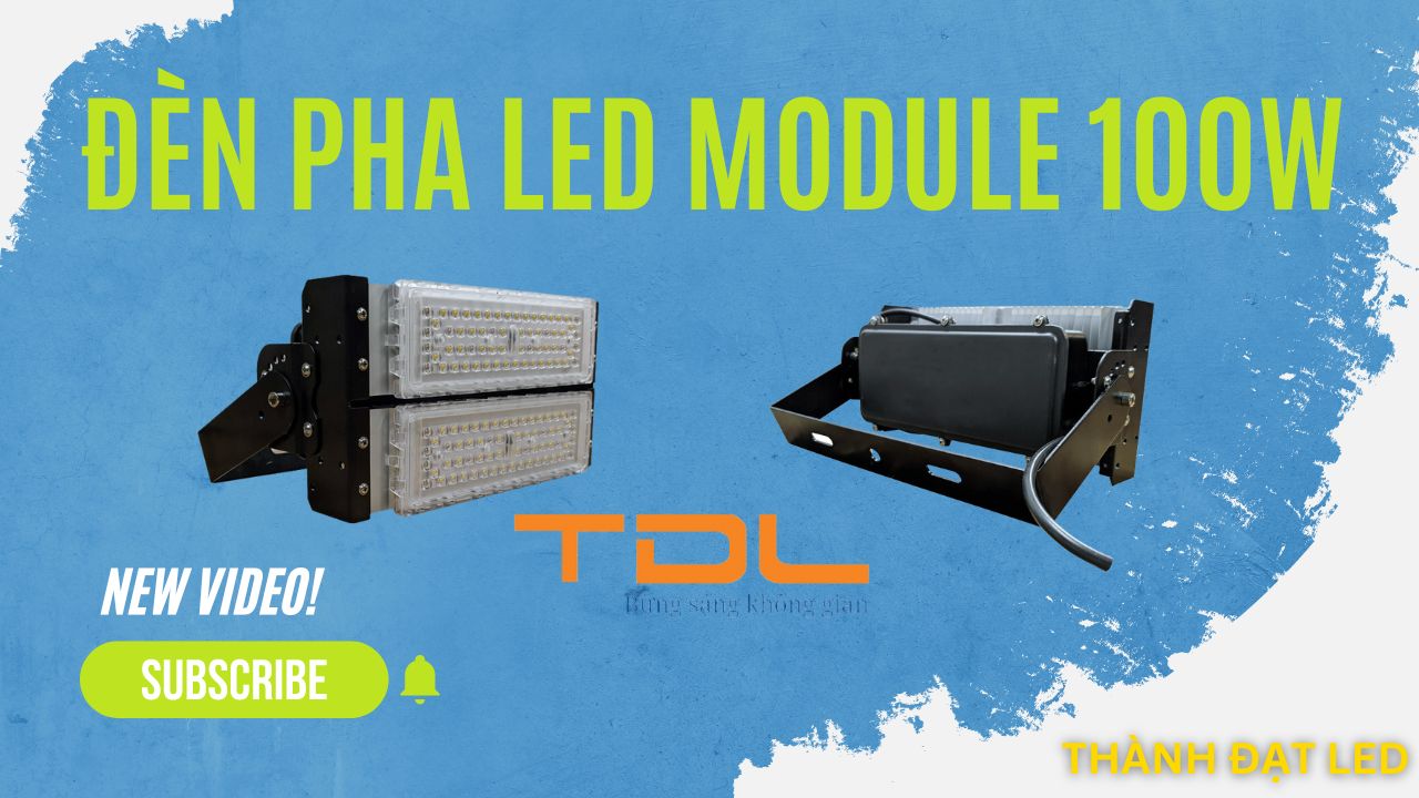 Đèn pha led module chất lượng 100w