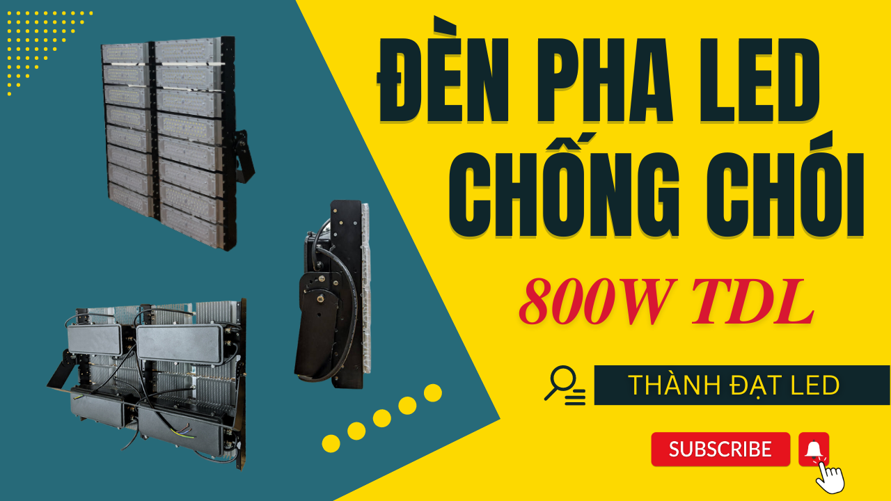 Đèn pha led sân bóng chuyền 800w