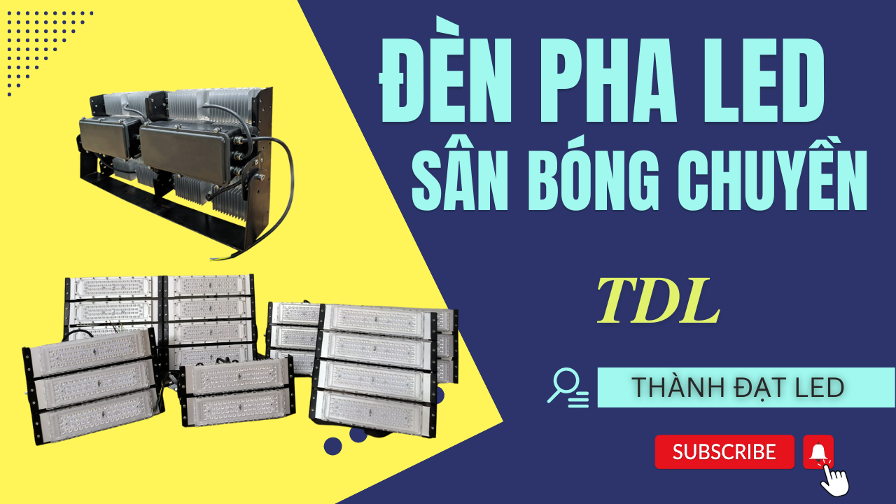 Đèn pha led sân bóng chuyền